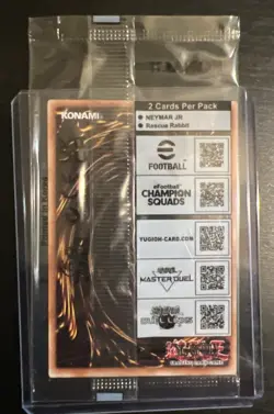 Rescue Rabbit + Neymar Jr - NYCC 2025 eFootball Promo Set - Yugioh OTS SEALED - Image 2