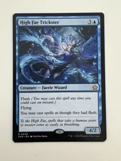 High Fae Trickster MTG Magic the Gathering Card NM Near Mint FDN - Image 1