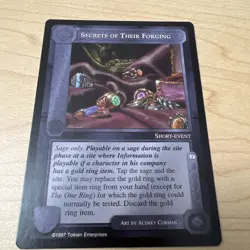 Middle-Earth CCG MECCG Secrets of Their Forging The Lidless Eye Uncommon Card NM - Image 1