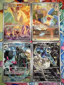 Lot Of 4 - Pokemon TCG Illustration Rare Cards Assortment SEE PHOTOS NEW NM IR - Image 1