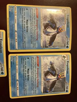 3x Empoleon 037/172 Brilliant Stars Holo Rare Pokemon TCG Card - Image 2