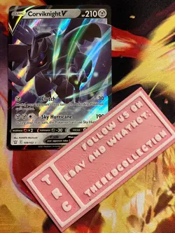 Pokemon Card TCG - Corviknight V - Battle Styles - 109/163 - Full Art Holo Rare - Image 1