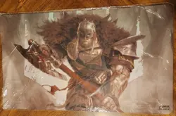 Garruk Magic Playmat card game Play Mat desk Mouse Pad TCG CCG MTG 24 x 14 - Image 1