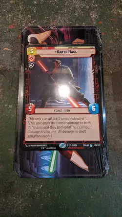 Star Wars Unlimited Oversized Promo Card Set - Maul / Echo / High Ground SEALED - Image 1