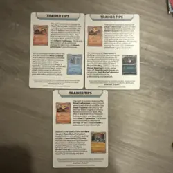 Destined Rivals Build Battle Trainer Tip Cards (3) - Mewtwo, garchomp, ho-oh - Image 2