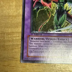 2005 Elemental Hero Flame Wingman 1st ED TLM-EN035 Ultimate Rare LP Yugioh Card - Image 2