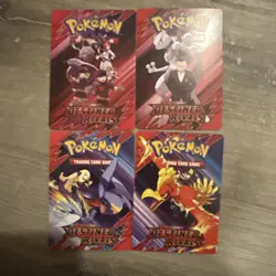 Destined Rivals Build Battle all 4 Trainer Tip Cards includes team rocket grunt. - Image 1