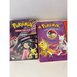 Pokemon Trading Cards Lot 90s -Holos Players Guide Playmat & Checklist - Image 2