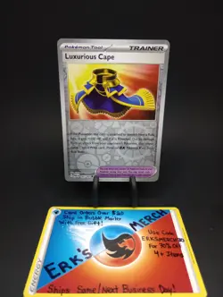Luxurious Cape 166/182 Paradox Rift Reverse Holo Uncommon Pokemon Card - Image 1