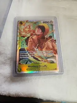 One Piece Card Game The Three Brothers ST13-015 Monkey D Luffy Foil SR English - Image 1