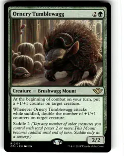 Ornery Tumblewagg Outlaws of Thunder Junction Regular MTG NM - Image 1