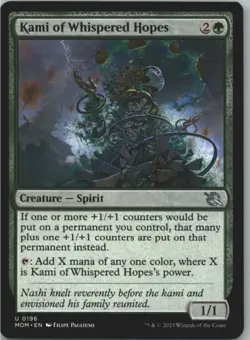 March of the Machine #196 Kami of Whispered Hopes Magic The Gathering Uncommon - Image 1