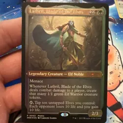 Lathril, Blade of the Elves (Foil Etched) Media Promos Foil - Image 1