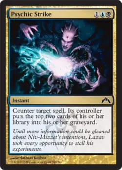 MTG Psychic Strike - Foil, Gatecrash, Lightly Played, English - Image 1