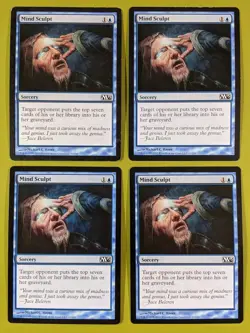 Mind Sculpt x4 Magic 2013 M13 4x Playset Magic the Gathering MTG - Image 1