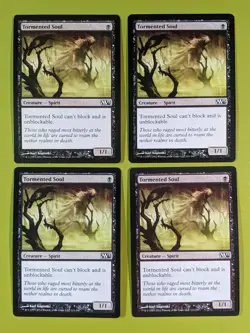 Tormented Soul x4 Magic 2013 M13 4x Playset Magic the Gathering MTG - Image 1