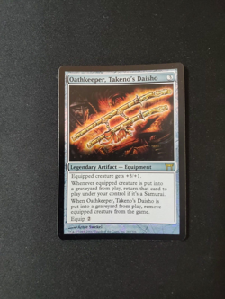 Oathkeeper, Takeno's Daisho FOIL LP [Champions of Kamigawa] Mtg Free Tracking! - Image 1