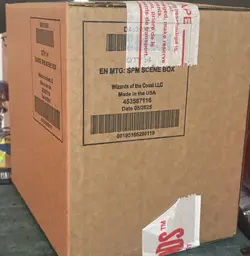 SEALED CASE! 4x Scene Box Marvel's Spider-Man SPM MTG - Image 1