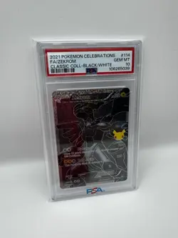 PSA 10 ZEKROM 114 CELEBRATIONS CLASSIC COLLECTION BLACK & WHITE POKEMON GEM MINT - Image 1