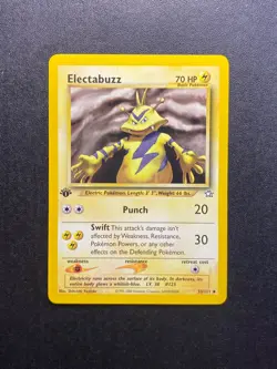 Pokemon TCG 1st Edition Neo Genesis Electabuzz 33/111 LP - Image 1