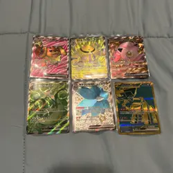 Pokemon TCG Japanese Full Art EX Ultra Rare Holo Lot Of 6 All Near Mint - Image 1