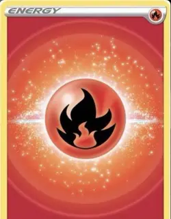Fire Energy Crown Zenith NM/M Pokemon Nonumbered Holo TCG 2023 - Image 1