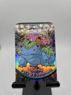 Venusaur #03 Holo Foil 1999 Pokemon - Topps Series 1 - TV Animation Edition - Image 1