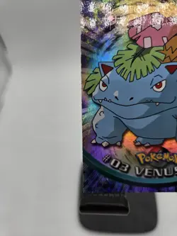 Venusaur #03 Holo Foil 1999 Pokemon - Topps Series 1 - TV Animation Edition - Image 5