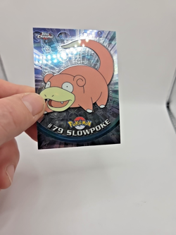 Slowpoke #79 Pokemon 2000 Topps Chrome Blue - Image 3