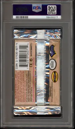 Pokemon Fossil 1st Edition Aerodactyl Art Authentic Sealed Booster Pack PSA 8 - Image 2