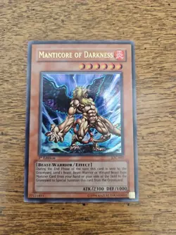 Yu-Gi-Oh! TCG Manticore of Darkness Invasion of Chaos IOC-067 1st Edition - Image 1