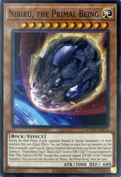 Yu-Gi-Oh! Nibiru, the Primal Being SDWD-EN016 Common - Image 1