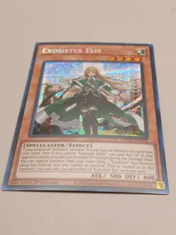 Yu-Gi-Oh TCG Exosister Elis - MP23-EN252 - 1st Ed Prismatic Secret Rare - Image 1