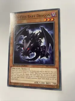 Yu-Gi-Oh Red Eyes Baby Dragon SBC1-EN110 1st Edition Common Mint - Image 1