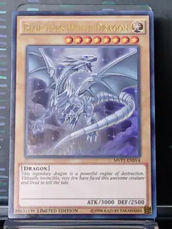 ( BLUE-EYES WHITE DRAGON ) - Ultra Rare - MVP1-ENSV4 - Limited Edition Yu-Gi-Oh - Image 1