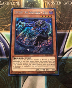*** SECRET SIX SAMURAI - DOJI *** 1ST EDITION SECRET RARE SPWA-EN004 YUGIOH! - Image 1