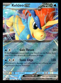 🦄Pokemon TCG Keldeo EX White Flare Double Rare Holo Card 030/086 NM Condition🦄 - Image 1