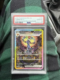 Pokemon TCG Umbreon EX 161/131 Prismatic Evolutions Card Sir PSA 10/10 - Image 1