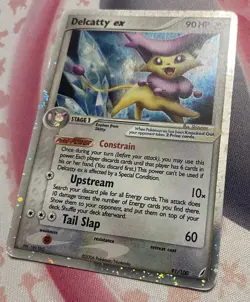 Delcatty EX 91/100 Holo Rare Pokemon Card 2006 Crystal Guardians (LP) - Image 3
