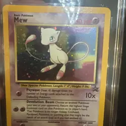 CGC 10 GEM MINT Mew # 9 HOLO WOTC Black Star Promo Pokemon Card - Image 3