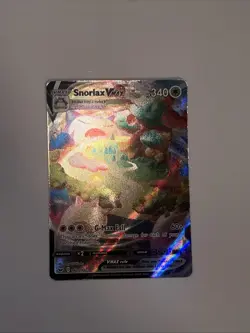 Pokemon TCG Snorlax VMAX Holo Ultra Rare Card Sword & Shield 142/202 - Image 2