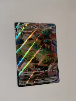 Pokemon TCG Snorlax VMAX Holo Ultra Rare Card Sword & Shield 142/202 - Image 3