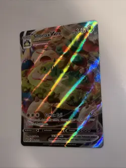 Pokemon TCG Snorlax VMAX Holo Ultra Rare Card Sword & Shield 142/202 - Image 4