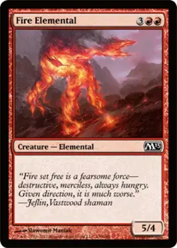 Fire Elemental - Medium Play MTG Magic 2013 Core Set - Image 1