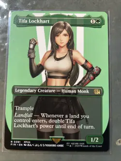 Tifa Lockhart (Borderless) #0392 Normal - MTG Final Fantasy Non-FOIL - Image 1