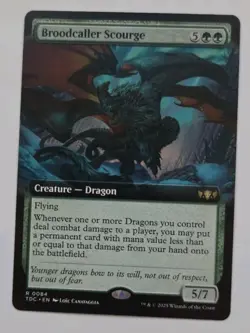 MTG Broodcaller Scourge (Extended Art) - Commander: Tarkir: Dragonstorm (TDC) 84 - Image 1