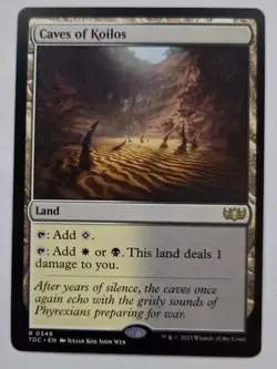 MTG Caves of Koilos - Commander: Tarkir: Dragonstorm (TDC) 225 Rare - Image 1