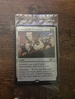 Unbreakable Formation MTG x Teenage Mutant Ninja Turtles Foil Promo SEALED NYCC - Image 1