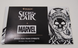MTG Secret Lair x MARVEL'S SPIDER-MAN: MANA SYMBIOTE RAISED FOIL NEW SEALED - Image 1