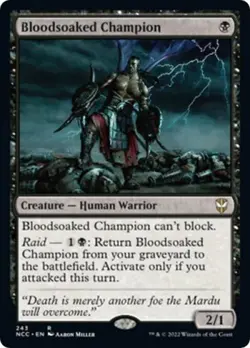 Bloodsoaked Champion - Light Play MTG Commander: Streets of New Capenna - Image 1